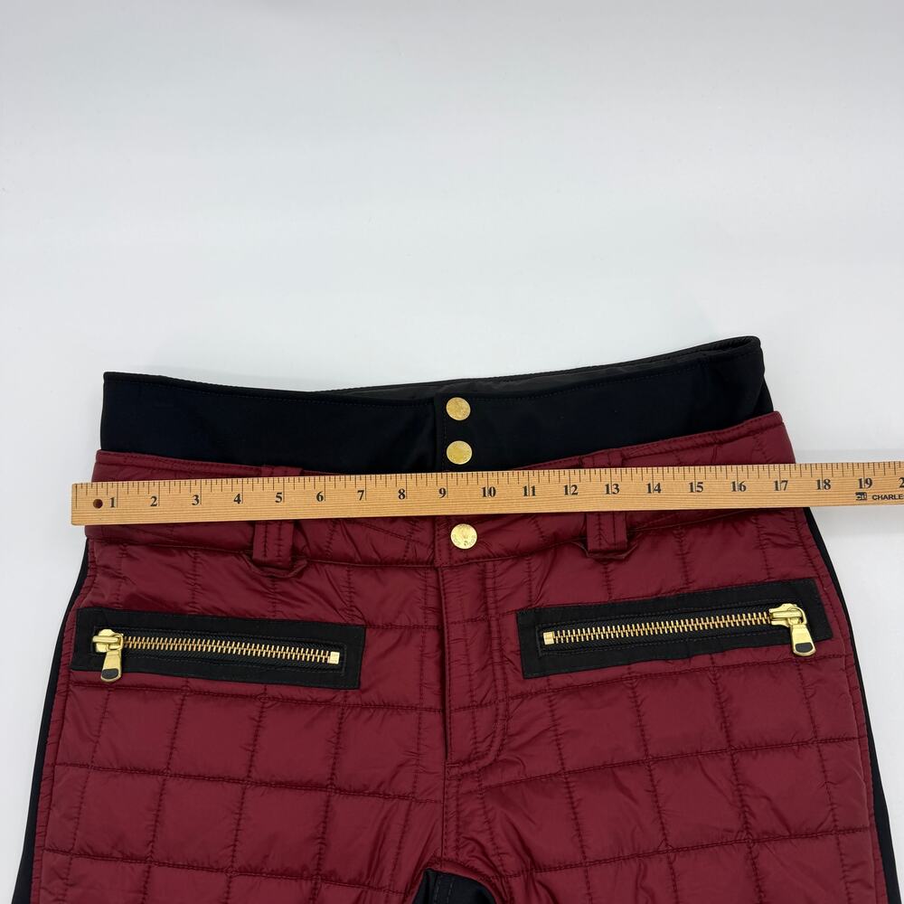 SOS BLACK SNOW Womens Snow Suit Jacket Size XL / Pants L Quilted Edgy Rocker Ski - Picture 15 of 16